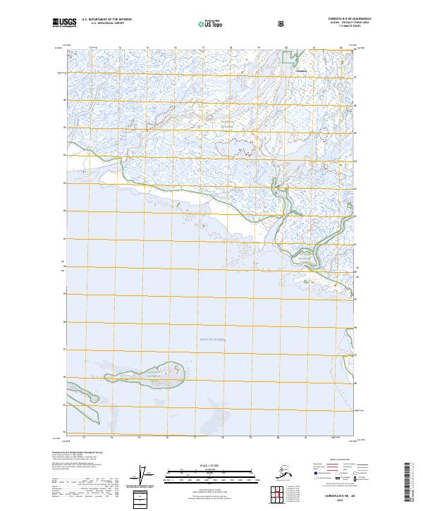 USGS Topographic Map – Cordova B-5 NE