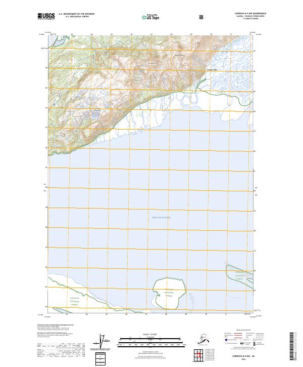 USGS Topographic Map – Cordova B-5 NW