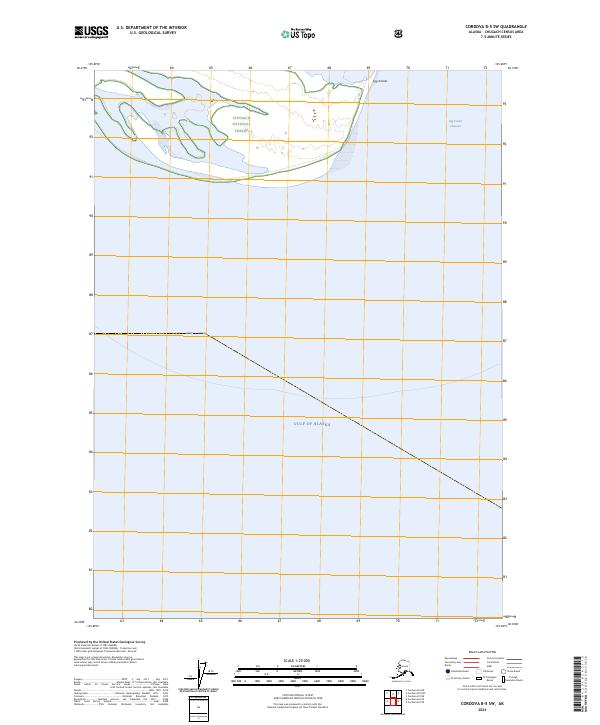 USGS Topographic Map – Cordova B-5 SW