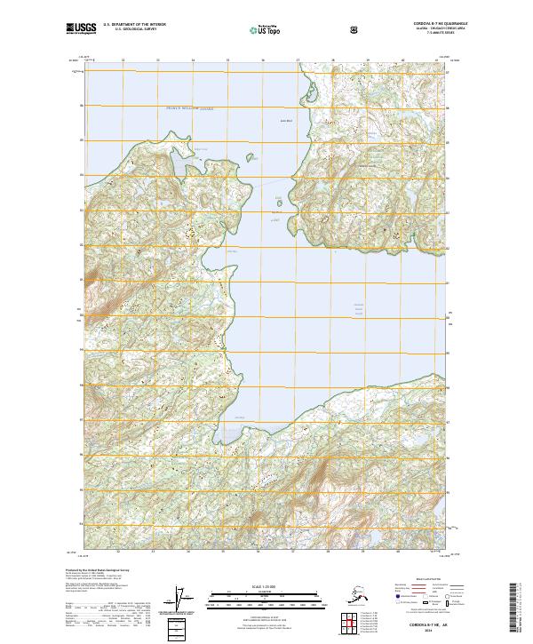 USGS Topographic Map – Cordova B-7 NE