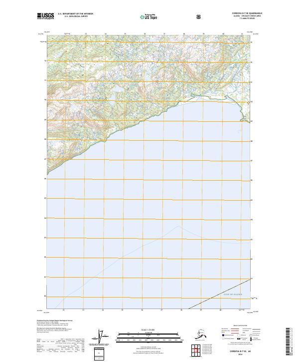 USGS Topographic Map – Cordova B-7 SE