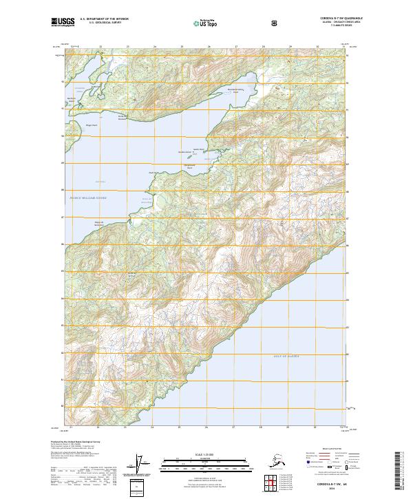 USGS Topographic Map – Cordova B-7 SW