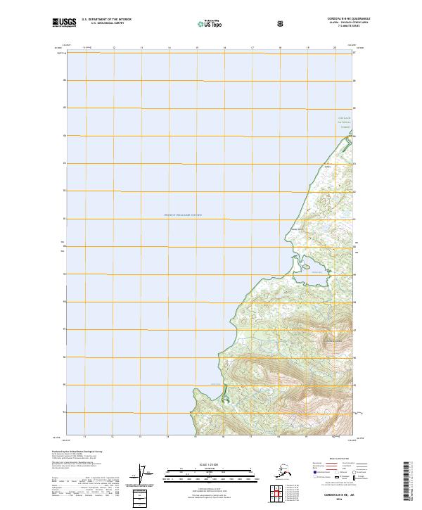 USGS Topographic Map – Cordova B-8 NE