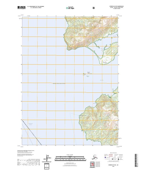 USGS Topographic Map – Cordova B-8 SE