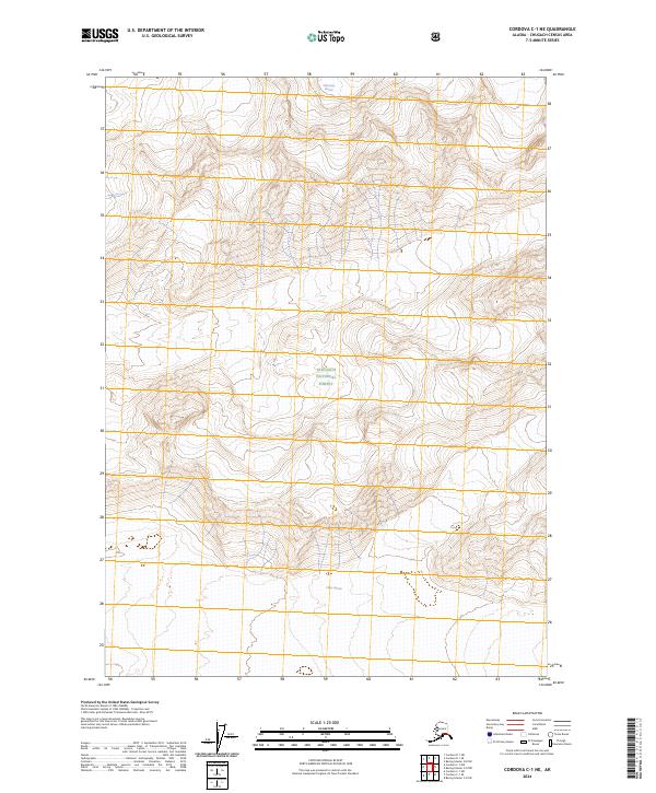 USGS Topographic Map – Cordova C-1 NE