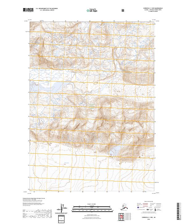 2024 Map of Cordova C-1 NW, 2024 Print