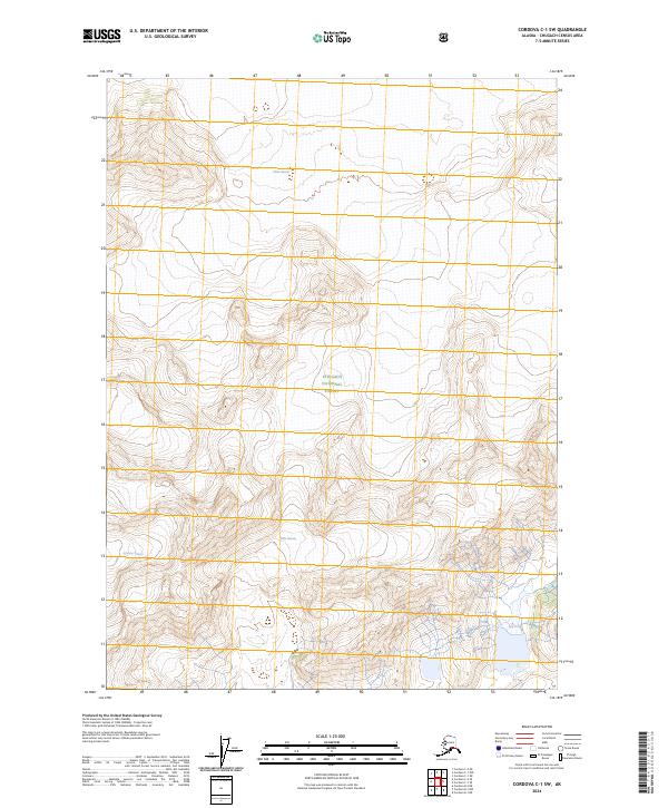 USGS Topographic Map – Cordova C-1 SW