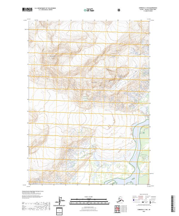 USGS Topographic Map – Cordova C-3 NE