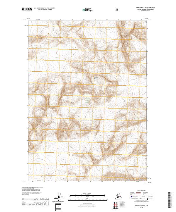 2024 Map of Cordova C-3 NW, 2024 Print