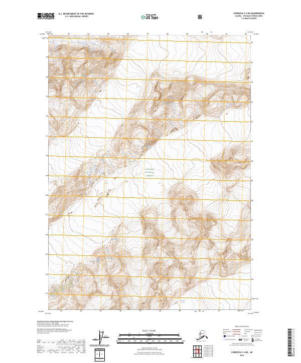 USGS Topographic Map – Cordova C-4 NE