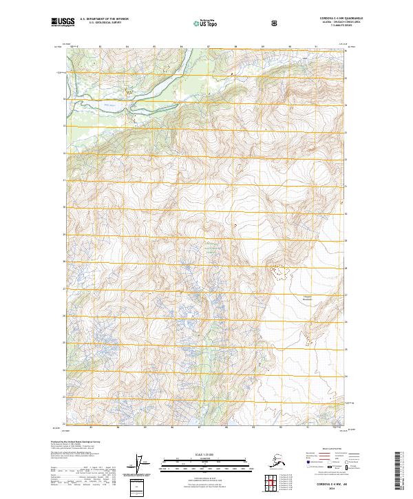 USGS Topographic Map – Cordova C-4 NW
