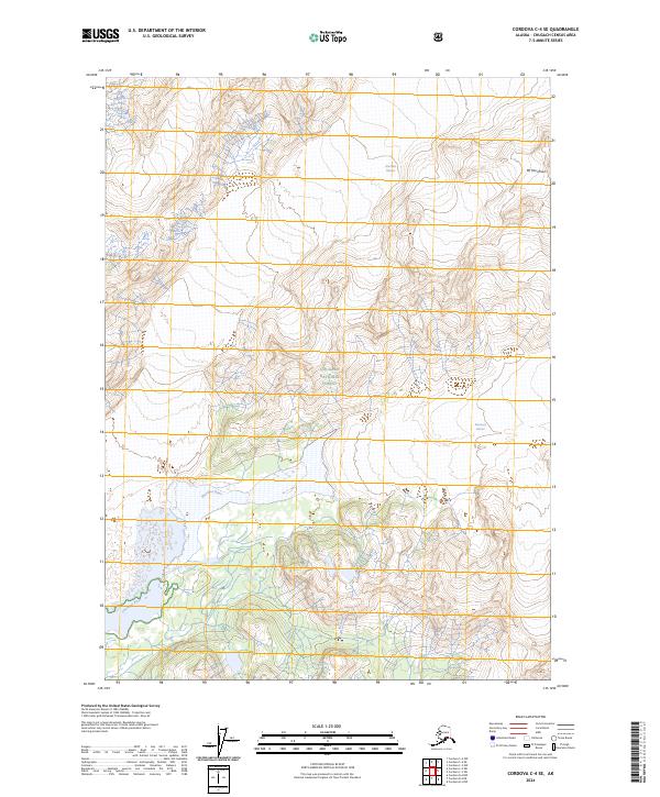 USGS Topographic Map – Cordova C-4 SE