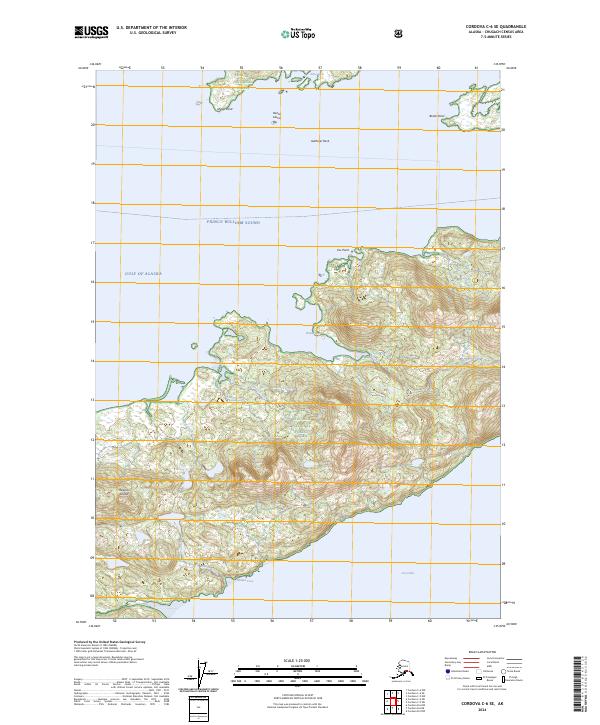 USGS Topographic Map – Cordova C-6 SE