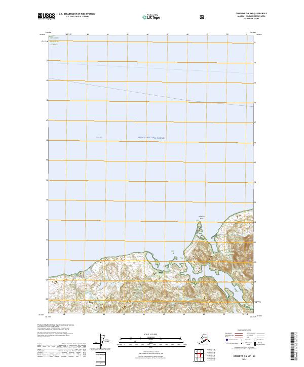 USGS Topographic Map – Cordova C-6 SW