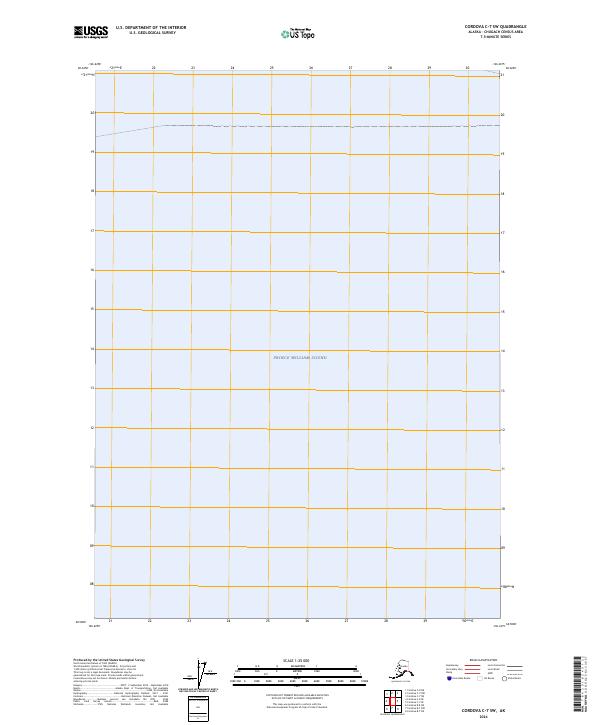 2024 Map of Cordova C-7 SW, 2024 Print