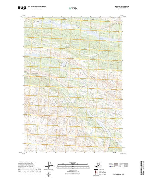 USGS Topographic Map – Cordova D-1 NE