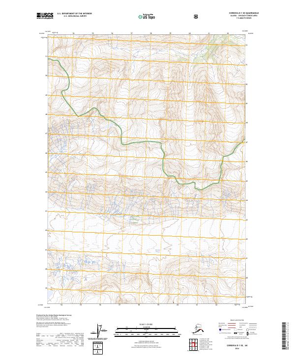 2024 Map of Cordova D-1 SE, 2024 Print