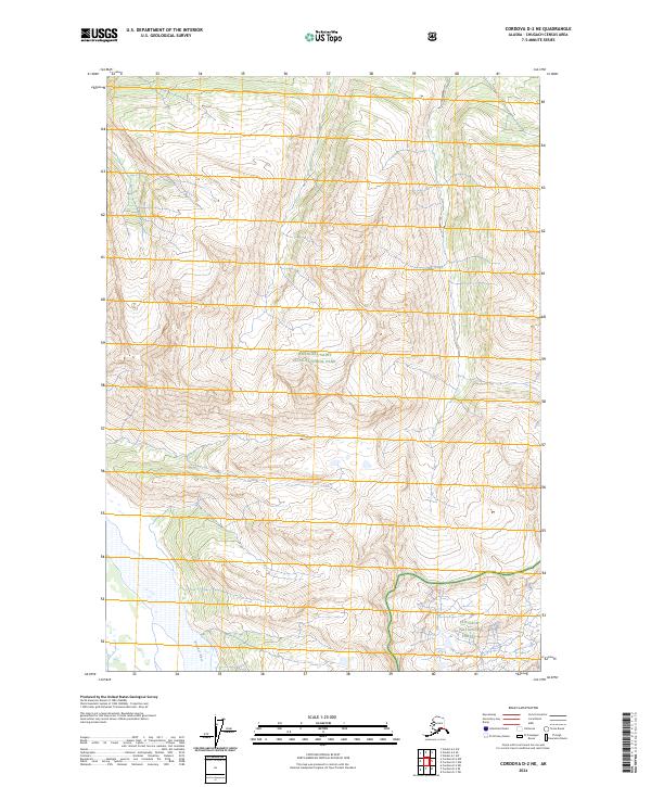 2024 Map of Cordova D-2 NE, 2024 Print