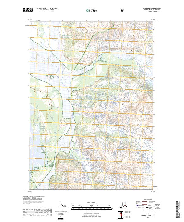 USGS Topographic Map – Cordova D-2 SE