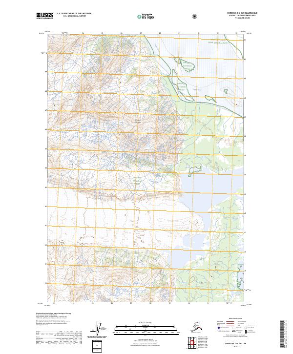 USGS Topographic Map – Cordova D-2 SW