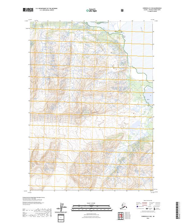 USGS Topographic Map – Cordova D-3 NE