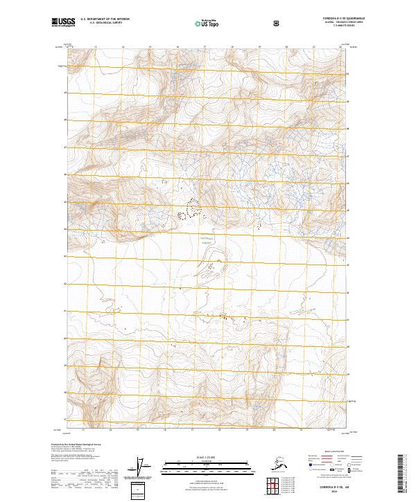 USGS Topographic Map – Cordova D-3 SE