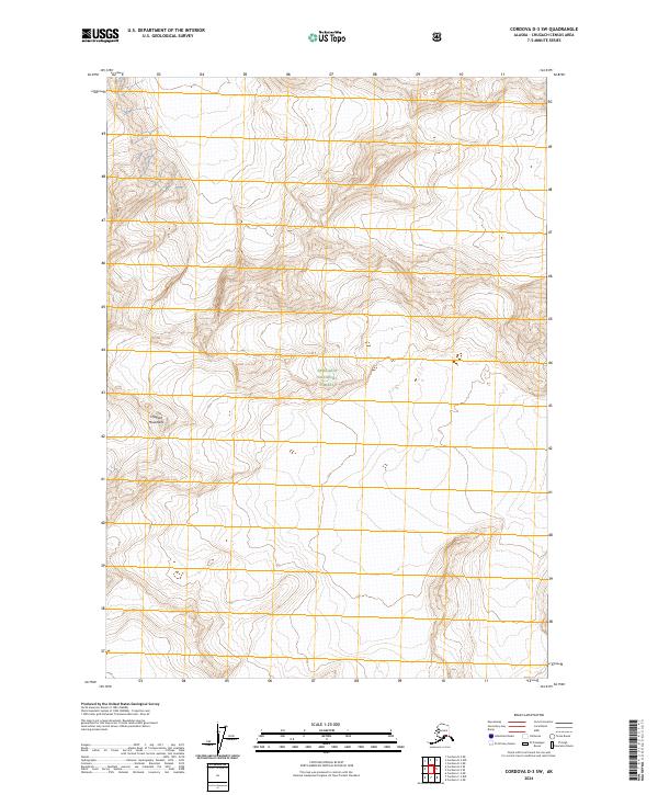 2024 Map of Cordova D-3 SW, 2024 Print