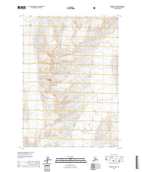 USGS Topographic Map – Cordova D-4 NE