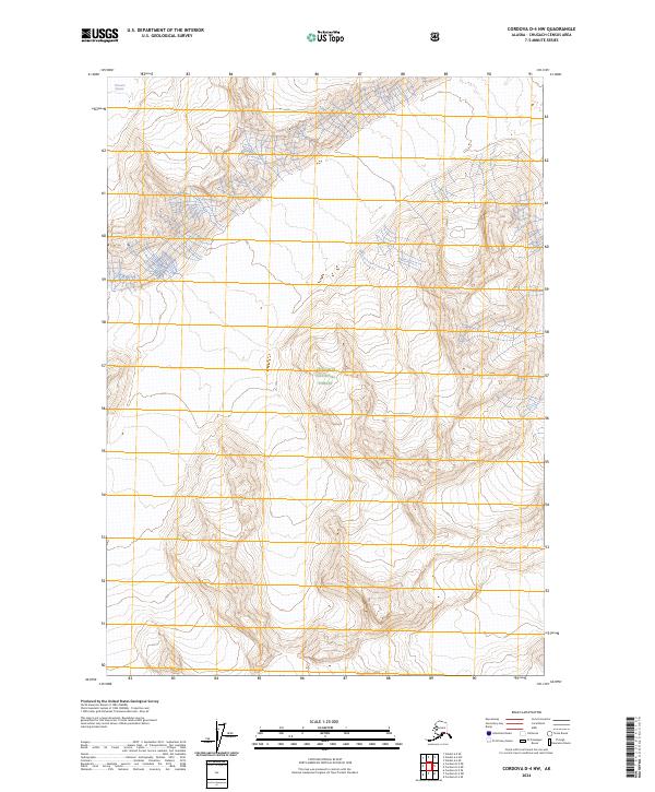 USGS Topographic Map – Cordova D-4 NW