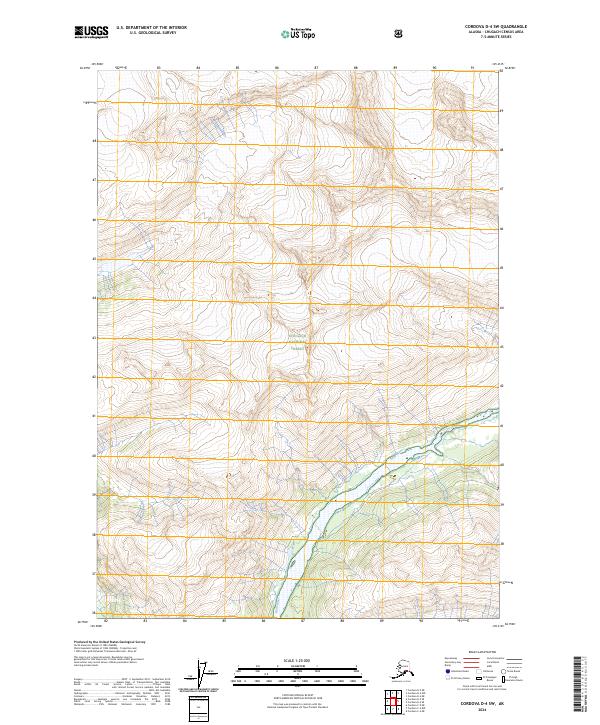 USGS Topographic Map – Cordova D-4 SW