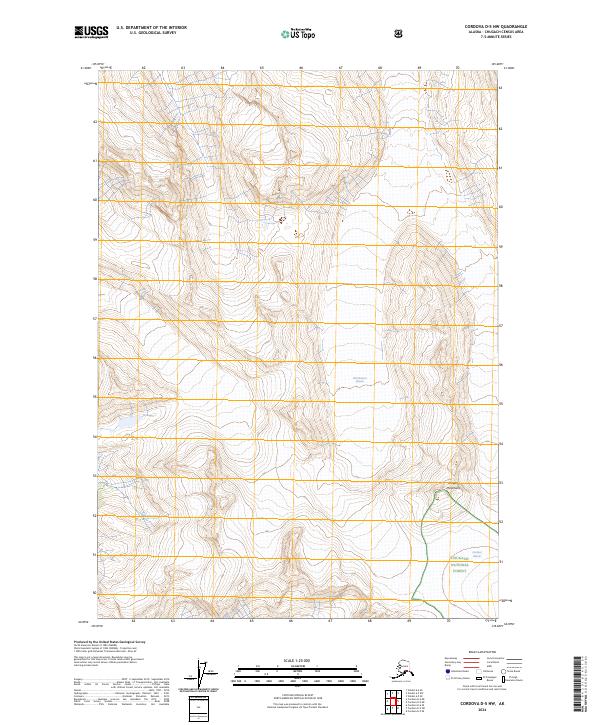 2024 Map of Cordova D-5 NW, 2024 Print
