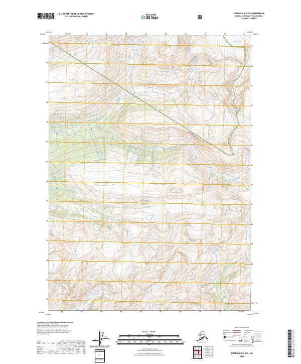 2024 Map of Cordova D-5 SW, 2024 Print