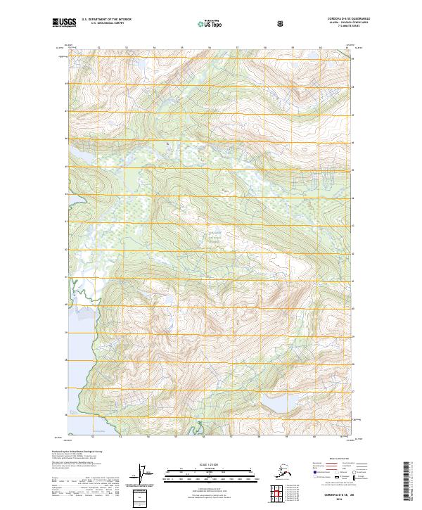 USGS Topographic Map – Cordova D-6 SE