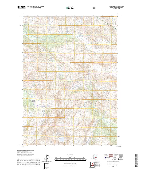 USGS Topographic Map – Cordova D-7 NE