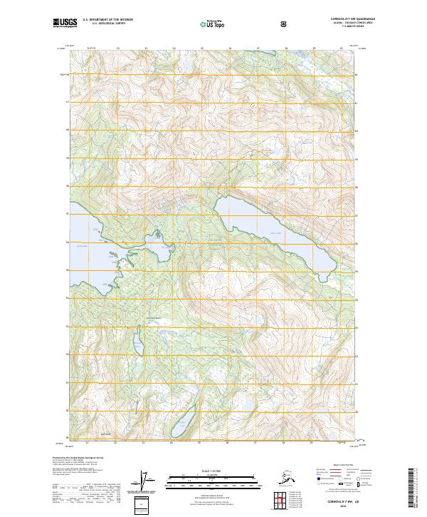 USGS Topographic Map – Cordova D-7 NW