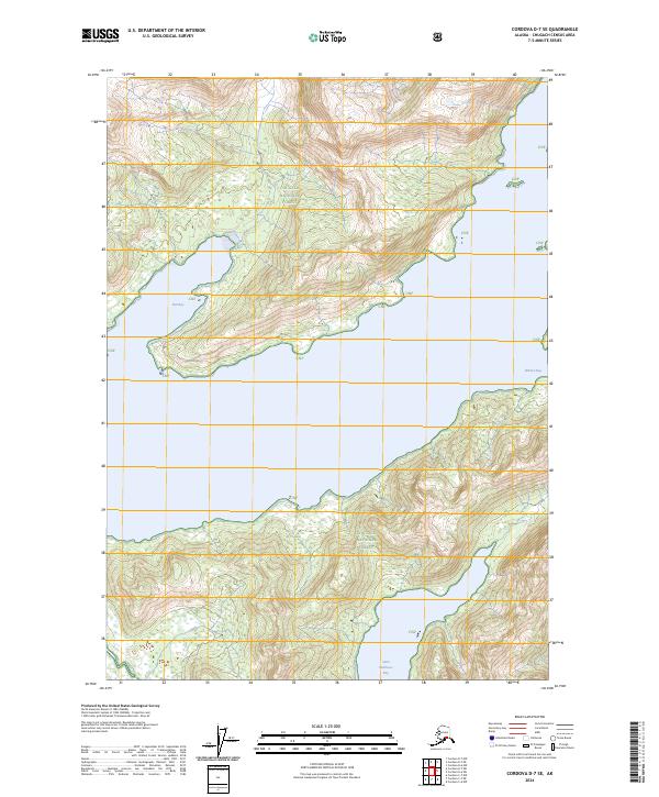 USGS Topographic Map – Cordova D-7 SE