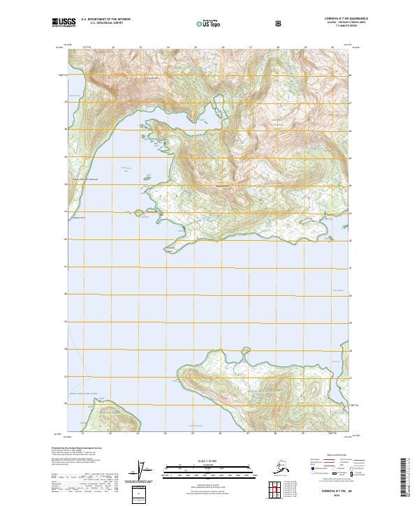 USGS Topographic Map – Cordova D-7 SW