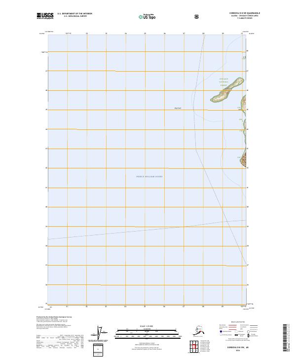 USGS Topographic Map – Cordova D-8 SW