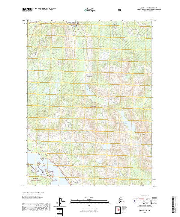 USGS Topographic Map – Craig C-3 SW