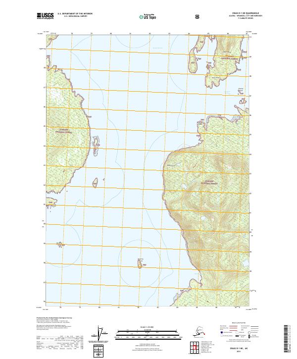 USGS Topographic Map – Craig D-1 NE