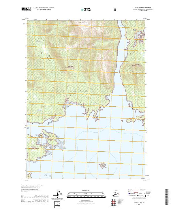 USGS Topographic Map – Craig D-1 NW