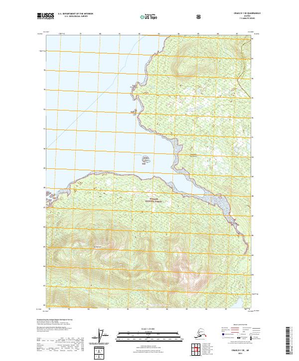 USGS Topographic Map – Craig D-1 SE