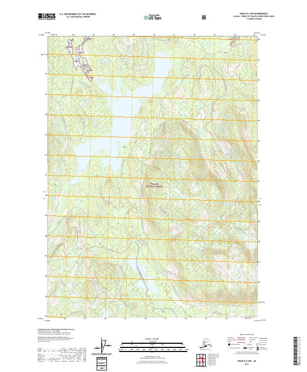 USGS Topographic Map – Craig D-3 NW