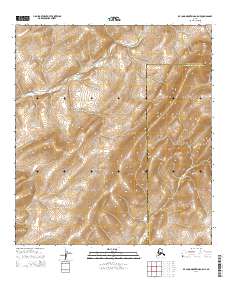 2014 Map of De Long Mountains A-5 NE, 2014 Print