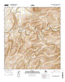 2014 Map of De Long Mountains A-5 NW, 2014 Print