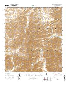 2015 Map of De Long Mountains B-1 NW, 2015 Print