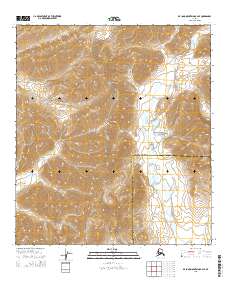 2015 Map of De Long Mountains B-2 SE, 2015 Print