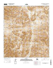 2015 Map of De Long Mountains B-3 NE, 2015 Print