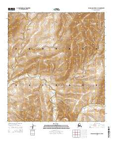 2015 Map of De Long Mountains B-4 SW, 2015 Print