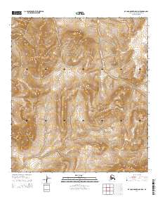2014 Map of De Long Mountains B-5 NE, 2014 Print